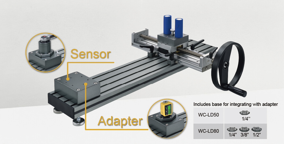 Includes base for integrating with adapter